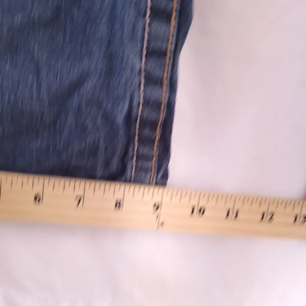 Lapco FR Jeans Mens 36x30 Blue Straight Leg